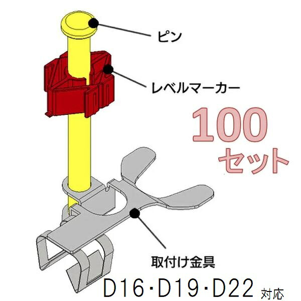 わたなべスラブポインターSP-1622取付可能鉄筋径：D16・D19・D22