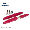 【大中産業】溶接用 ケーブルジョイント2本セットWOH-E300(対応アンペア:300A
