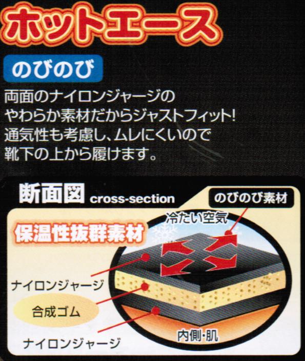 【1着のみネコポス対応可能】おたふく手袋インナーソックス　タビ型　薄地タイプHA-417《薄手ハーフタイプ・足袋型》【防寒対策・靴下・くつした】