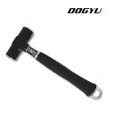 土牛（DOGYU） 吊金具付パイプ柄両口ハンマー2ポンド (02990)全長：約300mm頭の全長：約100mm口径：約34φ全重量：約950gパイプ柄石頭鎚