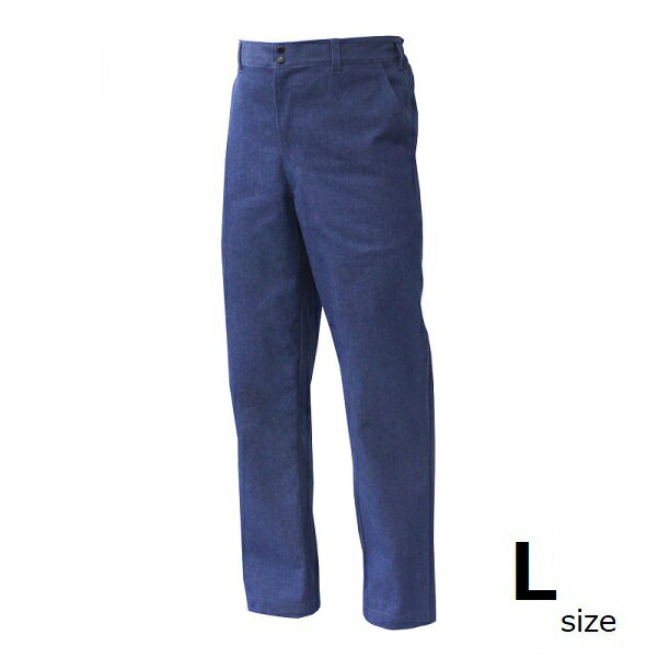 大中産業ワークパンツ インディゴブルーLサイズ GDTR-8351【アメリカ防炎規格NFPA2112適合】ズボン 防炎製品 溶接 安全保護 防炎 デニム 耐久 スパッタ 天然 コットン 熱 火関連業