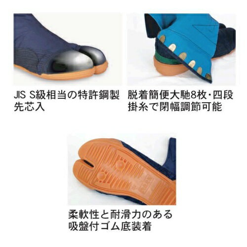 莊快堂安全足袋#1000 せんばんM-1000...の紹介画像3