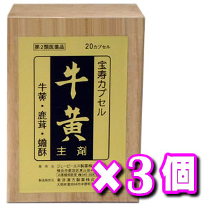 宝寿カプセル20カプセル×3個【第2類医薬品】