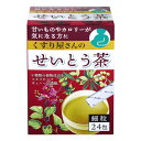 商品情報 商品名 サポートイズム　くすり屋さんのせいとう茶 商品特徴 甘いものやカロリーが気になる方に。 日本伝来の民間茶に使われる「クワ葉・タラ葉・カキドオシ・ビワ葉」と、海外で人々の健康を守ってきた「グァバ葉・サラシア・バナバ葉など」をエキスにし、溶けやすくて飲みやすい細粒のお茶にしました。 名称 植物性加工食品 内容量 48g(2g&times;24包) 原材料名 難消化性デキストリン（国内製造）、植物エキス（クワ葉、タラ葉、グァバ葉、グァバの実、カキドオシ、サラシア、バナバ葉、ギムネマシルベスタ、ビワ葉） 本品1包(2g)中 グァバ葉0.5g、クワ葉0.5g、グァバの実0.5g、タラ葉0.5g、サラシア0.27g、カキドオシ0.27g、ギムネマシルベスタ0.27g、ビワ葉0.27g、バナバ葉0.27g 合計3.35gから抽出した水製エキス（固形分）0.57gと、難消化性デキストリン（食物繊維含有）1.43gを含有します。 栄養成分表示 1包(2.0g)あたり 熱量(エネルギー)5.5kcal、たんぱく質0.04g、脂質0.01g、炭水化物1.8g、糖質0.9g、食物繊維0.9g、食塩相当量0.001g、カルシウム6.2mg、鉄0.03mg、カリウム33mg、カフェイン0.0mg お召し上がり方 ・1日1～2袋を目安に、水又はお湯でそのまま、又は溶かしてお召し上がり下さい。 ・市販の緑茶やウーロン茶などのペットボトル（350～500mL）に1包を直接溶かしてお飲み頂くと、おいしくお召し上がり頂けます。（お食事と共にお召し上がり頂くと良いです。） 保存方法 直射日光・高温多湿を避けて保存して下さい。 販売者 天野商事株式会社 名古屋市中区丸の内三丁目13番12号 製造者 松浦薬業株式会社 愛知県知多郡武豊町石神254-1 お問合せ 天野商事株式会社　お客様相談室 電話：052-951-2340 JANコード 4987006624019 広告文責 株式会社ルフィ　登録販売者：河本裕之　TEL：0120-44-7837 区分 日本製・健康食品ご購入額、税込10,000円未満の場合は、手数料が加算されます。手数料は、自動計算されませんので、当店にてご注文を確認した後に正式なお支払い合計金額をメールにてお知らせいたします。