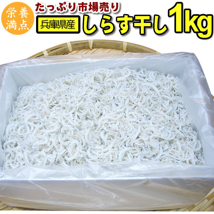 ★送料無料★★価格と質に自信アリ★兵庫・淡路産　ふっくらしらす干し　たっぷり1kg　【天然】【しらす】【シラス】【じゃこ】【シラス干し】【無添加】【太白ちりめん】【しらす丼】