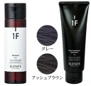 《セット・送料無料》エレベート シャンプー 250mL 1F & カラーコンディショナー(アッシュブラウンorグレー) 230g 選べるセット　ELEVATE　サロン専売品