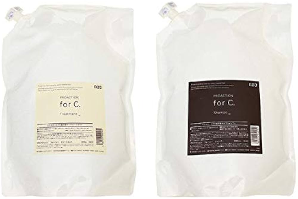 《セット》ナンバースリー プロアクションフォーシー　シャンプー 3000mL＆トリートメント 3000g　レフィル　for C. NUMBER THREE NO3