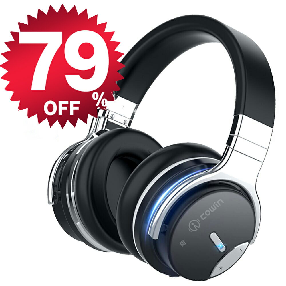 【79%OFF・スーパーSALE】 ヘッドセット ヘッドホン Bluetooth ワイヤレス ヘッドホン ANCノイズキャンセリング 高音質 NFC搭載 ケーブル着脱式 マイク内蔵 30時間再生 2WAY 軽量 柔らかい 通…