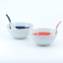 スノーブルー・レッド 究極のラーメン鉢 李荘窯 ペア ギフト レンゲ セット どんぶり レンゲ ラーメン ラーメン鉢 どんぶり 有田焼 シンプル おしゃれ カラ...