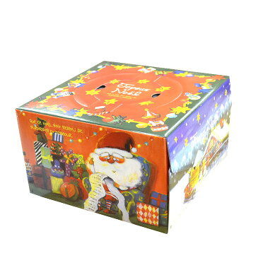 キャリーデコ7寸 トイサンタ【クリスマス用ケーキ箱】