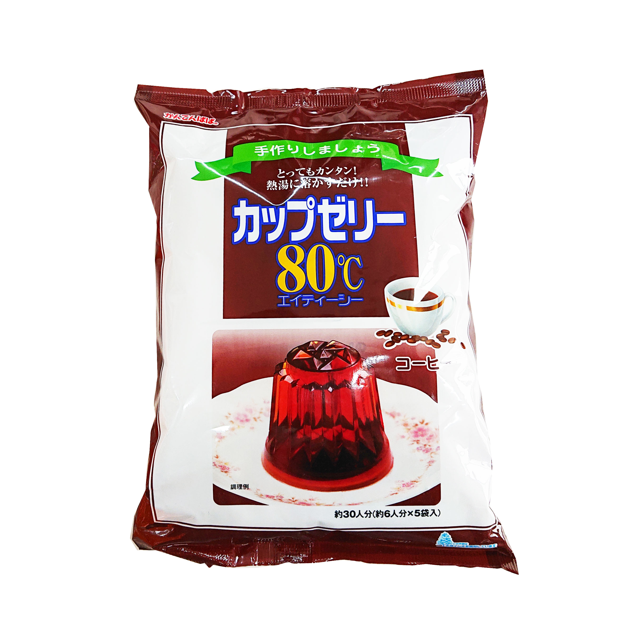 【ゼリーの素】カップゼリー コーヒー【珈琲】　100g×5袋（約6人分×5袋入）