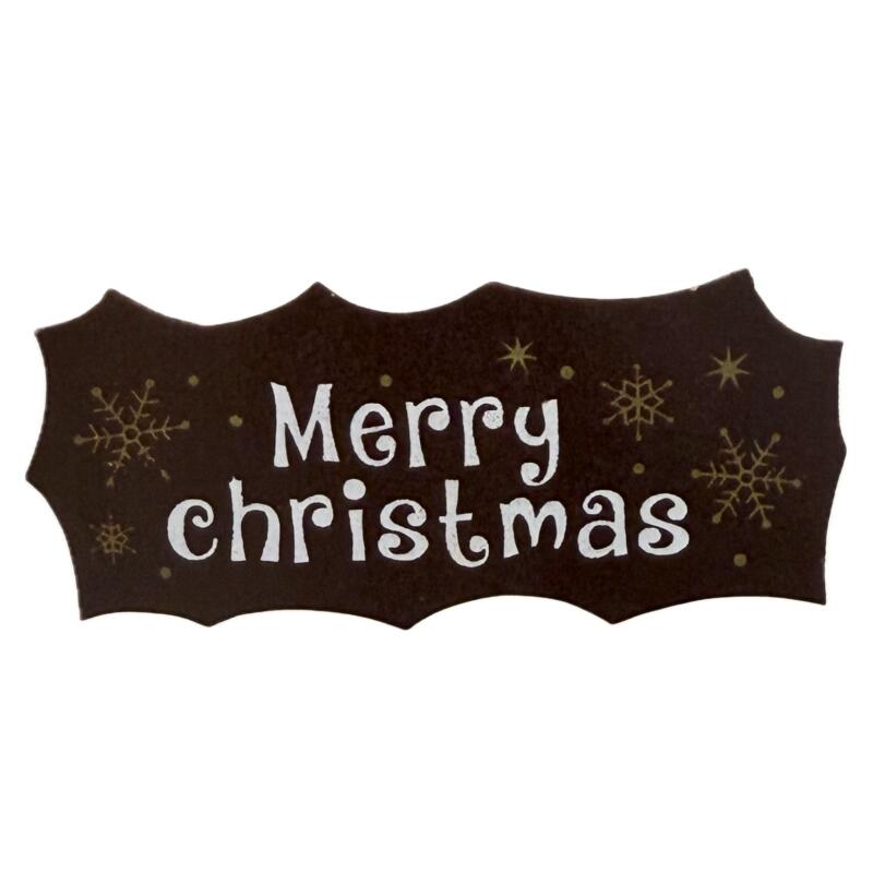 クリスマスチョコプレート（CXC-015）【クリスマス用飾り／チョコレート／チョコプレート】