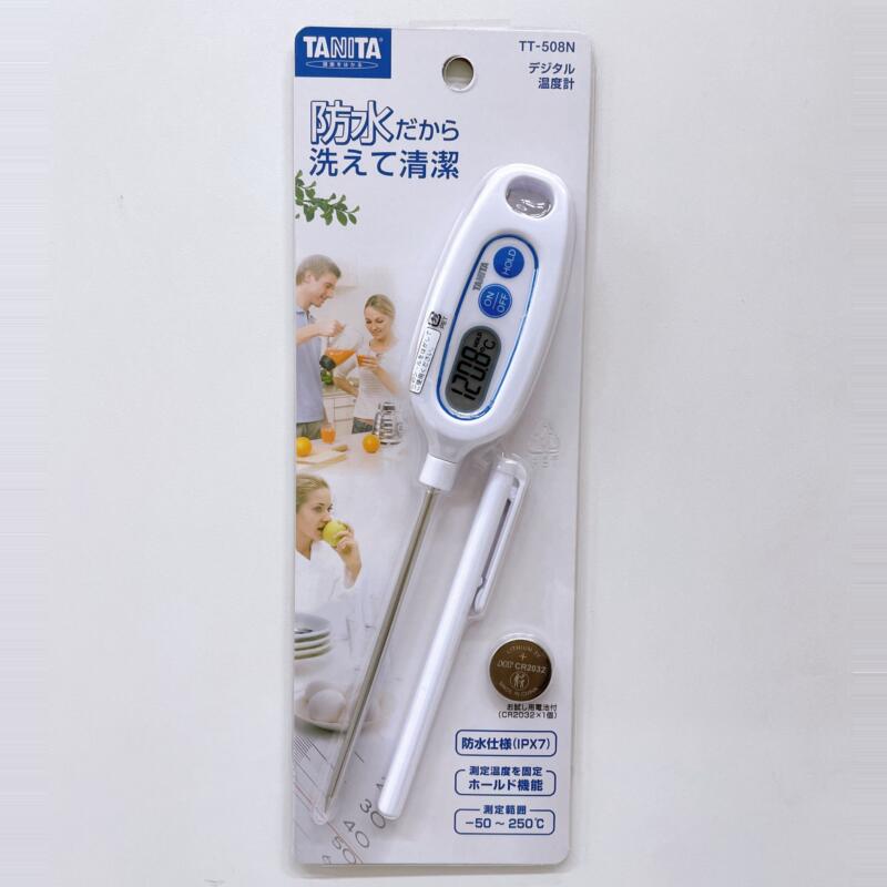 タニタ デジタル温度計TT-508-WH