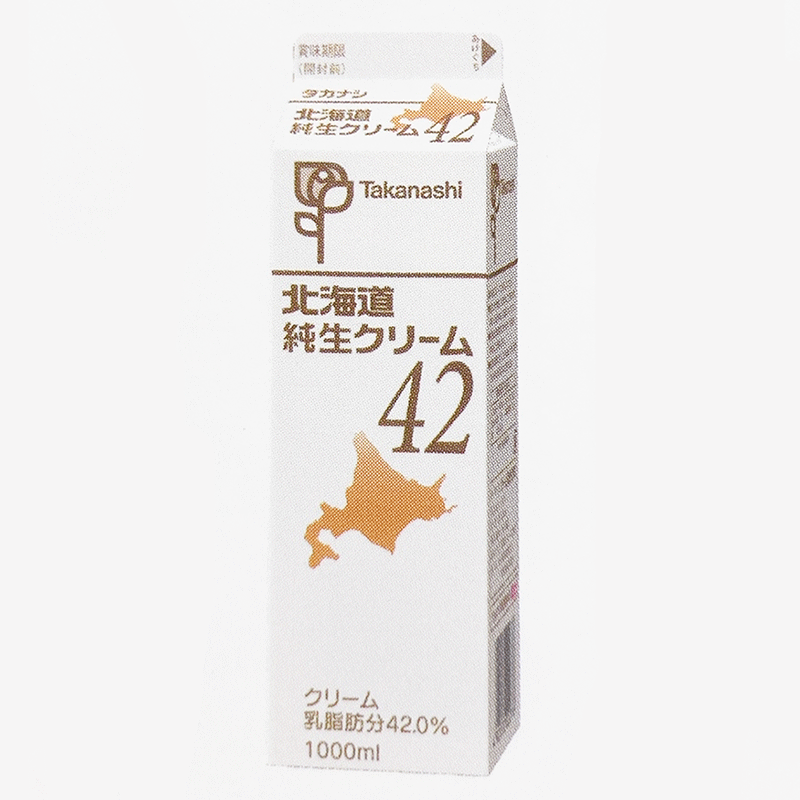 タカナシ北海道純生クリーム 42%【1L】◆注文後取り寄せ商品◆生クリーム