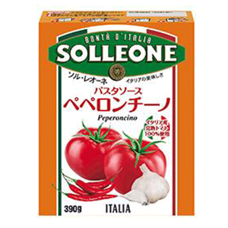 日欧商事　ソルレオーネ　パスタソースペペロンチーノ（テトラパック）　390gのサムネイル