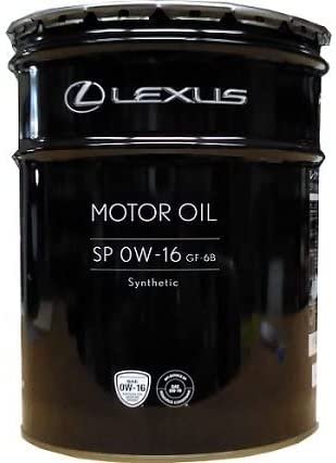 TOYOTA GR MOTOR OIL トヨタ 純正オイル レクサス SP 0W-16 20L 08880-13303 エンジンオイル