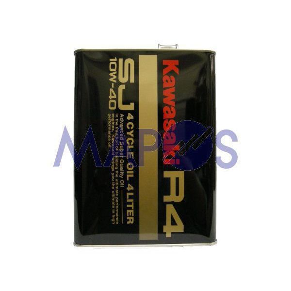 エンジンオイル　カワサキ　純正　SJ　10W-40　4リットル　二輪車専用　J0248-1002