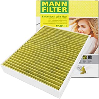 MANN　エアコンフィルター　ポルシェ　フォルクス　ワーゲン　カイエン　92A　トゥアレグ　7P　FP2847/1　脱臭活性炭　ポリフェノール配合(三層構造)