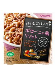 カゴメ　押し麦ごはんで　ボローニャ風リゾット　250g 10P20Feb09