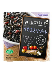 カゴメ　押し麦ごはんで　イカスミリゾット　250g 10P20Feb09のサムネイル