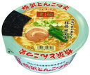 1個あたり188円めんモチモチとした生麺に近い食感を再現した当社独自製法（特許出願中）のノンフライ太麺です。こってりと濃厚なスープに良く絡み、時間が経っても麺伸びしにくいのが特徴です。 スープ豚骨と鶏ガラをじっくり煮込んだエキスをふんだんに使った濃厚なスープベースに、にんにく、生姜等の香味野菜の旨味を加えました。濃厚でこってりとした「家系」を感じさせる味に仕上げました。 具材豚バラチャーシュー、ほうれん草、輪切りねぎ、大きめカットの焼きのり2枚