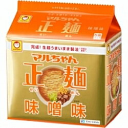 東洋水産　マルちゃん正麺　味噌味　5食×6袋入　30食
