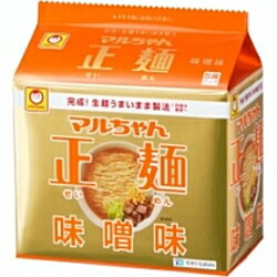東洋水産 マルちゃん正麺 味噌味 5食×6袋入 30食 東洋水産 マルちゃん正麺 味噌味 5食×6袋入 30食