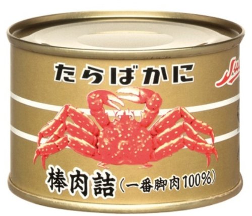 ストー　最高級　たらばがに缶詰　棒肉詰　一番脚肉100％　固形量160g