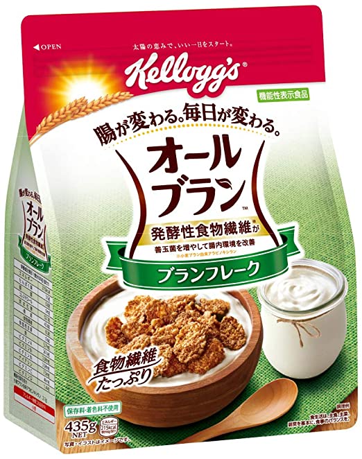 送料無料　ケロッグ ブランフレーク 徳用袋 435g×6袋