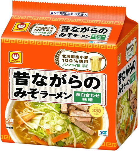 マルちゃん 昔ながらのみそラーメン 5食×6袋入 30食入 マルちゃん 昔ながらのみそラーメン 5食×6袋入 30食入