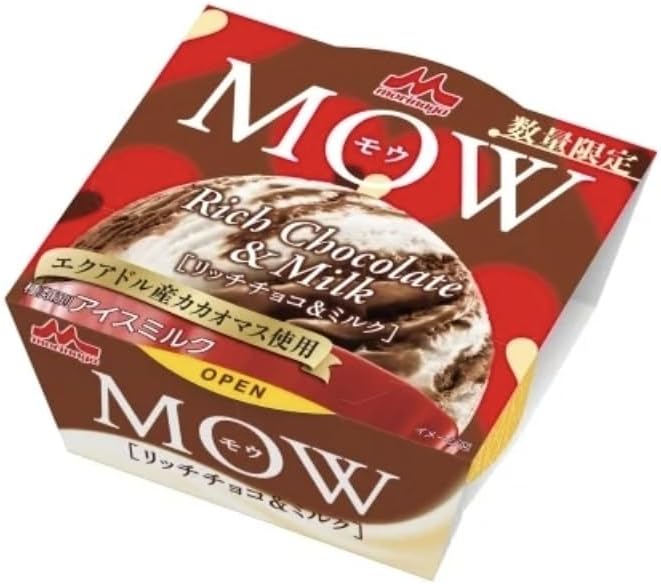 森永乳業 MOW リッチチョコ＆ミルク140ml×18個のサムネイル