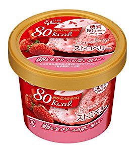 江崎グリコ カロリーコントロールアイスストロベリー 110ml×36箱