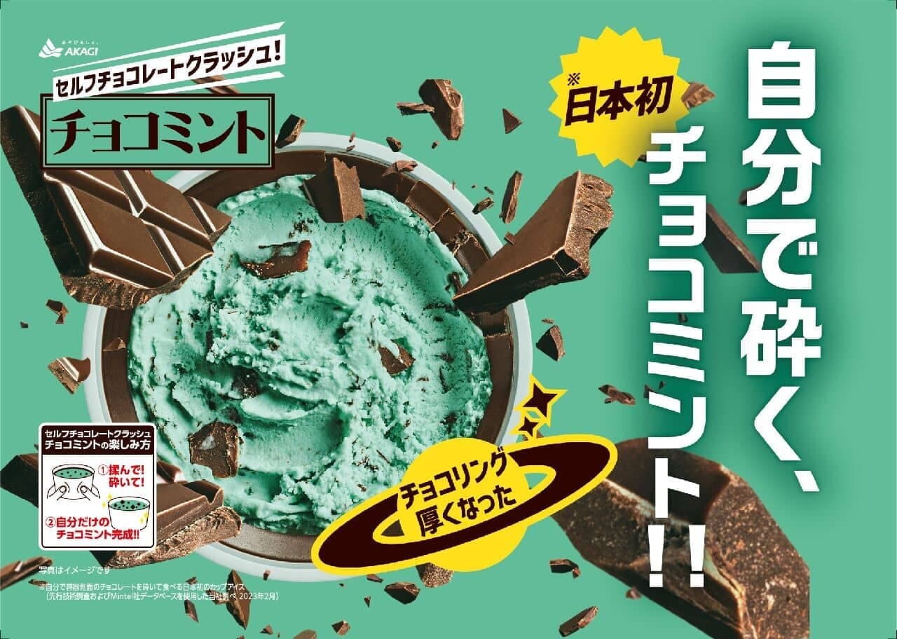 赤城乳業 日本初自分で砕く!! チョコミント ...の紹介画像2