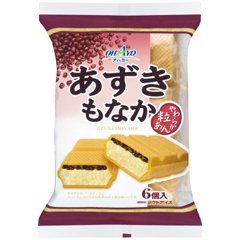 オハヨー乳業　あずきもなか　6個入×6個