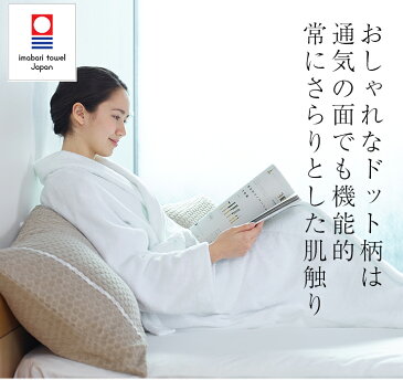 今治タオル 枕カバー ピローケース ideeZora イデゾラ ナチュラルタイム ドット ピロケース 45×90cm 綿100% 無地 今治タオル地 パイル おしゃれ 水玉 国産 今治製 日本製 快適睡眠 イデアゾラ 夏 今治浴巾 おしゃれ ブランド