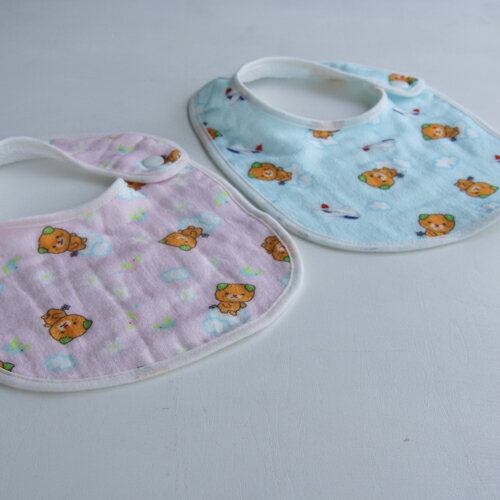 みきゃん ガーゼベビースタイ 今治タオル 赤ちゃん 出産祝い 男の子 女の子 よだれかけ