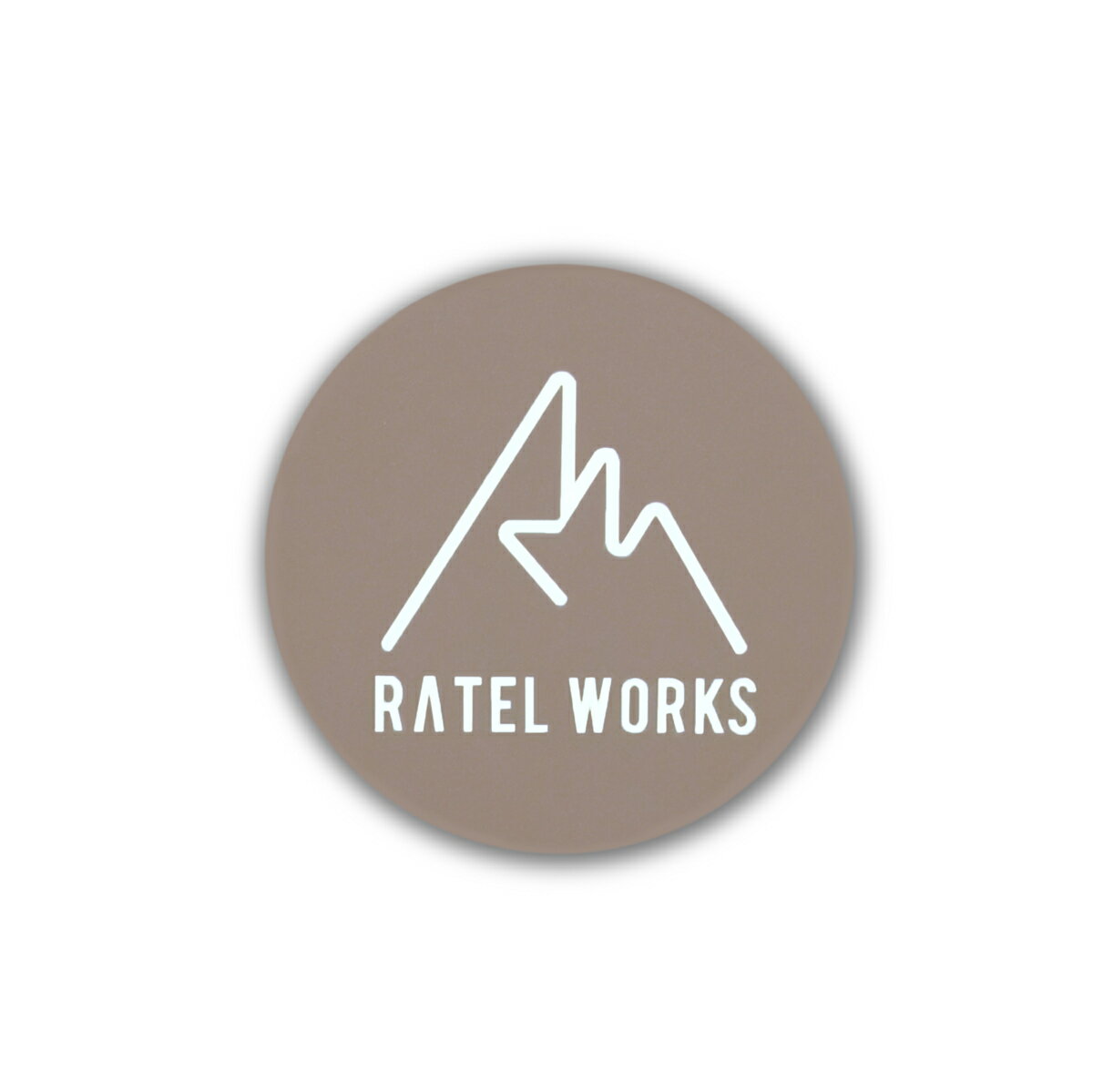 RATELWORKS　ラーテルワークス　ステッカー円形　プリントステッカー　ロゴステッカー　（RWS0066）