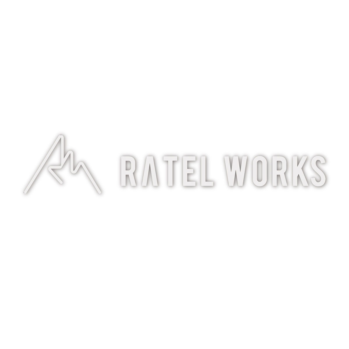 RATELWORKS ラーテルワークス ステッカー長方形　デカール シール 切り文字 カッティング(RWS0027)