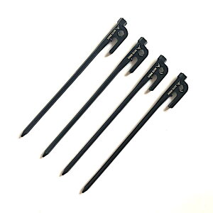 RATELWORKS ラーテルワークス Cast peg(鋳造ペグ) 25cm 4本セット タープ テント アクセサリー ペグハンマー キャンプ BBQ 野外フェス 設営 防災 バーベキュー アウトドア 強靭 頑丈 イベント (RWS0009)