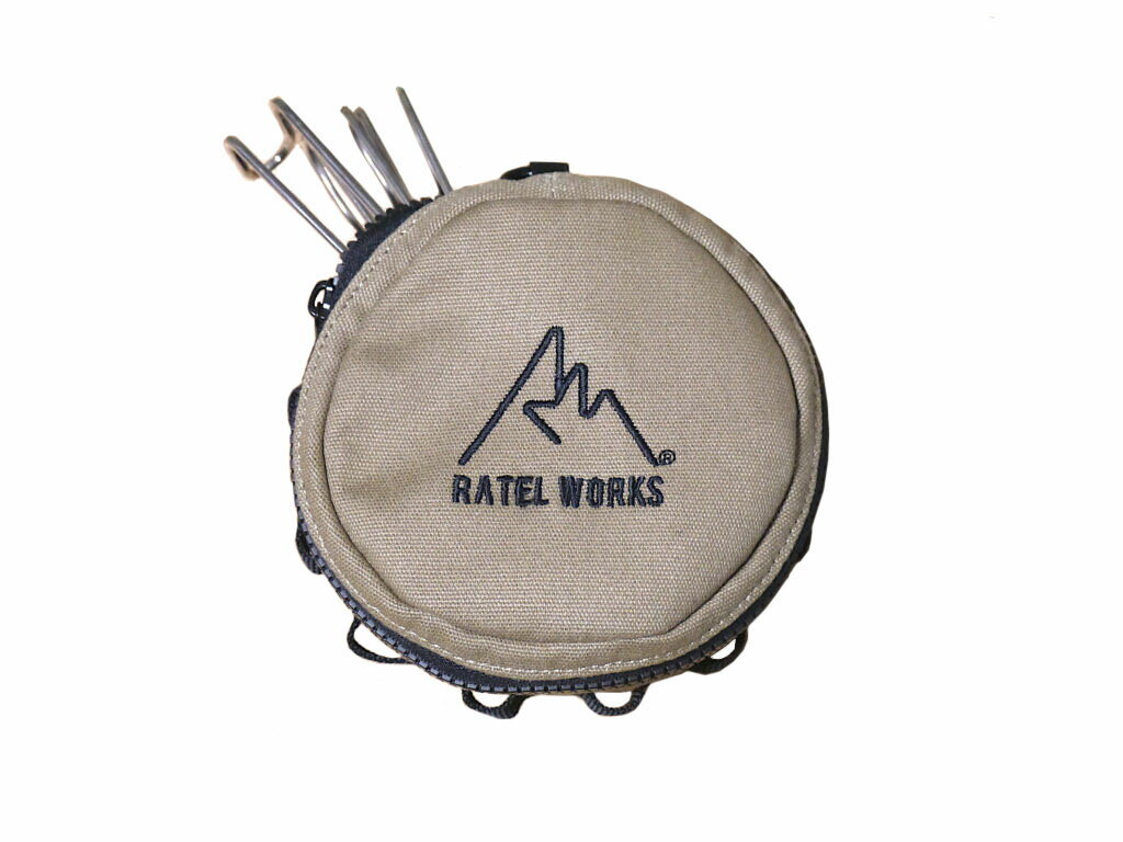 シェラカップケース RATELWORKS ラーテルワークス シェラカップ マルチケース アウトドア キャンプ 登山 キャンプ用品 収納 ケース キャンバス 食器 RWS0021 