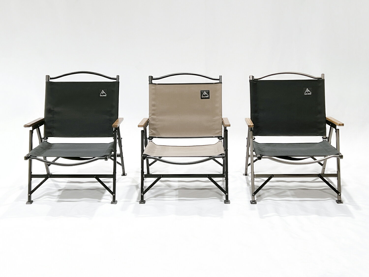 STORAGE COMPACT CHAIR（ストレージコンパクトチェア） RATELWORKS ラーテルワークス チェア キャンプ アウトドア バーベキュー BBQ 天然木 タフ アルミチェア コンパクト 収納 (RWS0045) 2