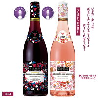 ボジョレーヌーボー　ボジョレーヴィラージュヌーヴォー　750ml+ボジョレーロゼヌーヴォー　（計2本セット）BS-4（250_21B）