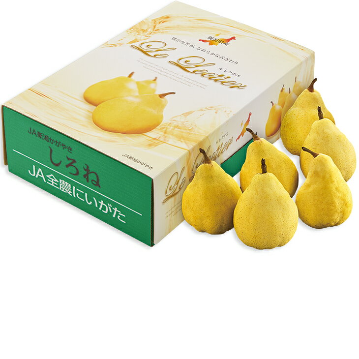 お歳暮 新潟県産(JA新潟かがやき)白根のル レクチエ(220_25冬)