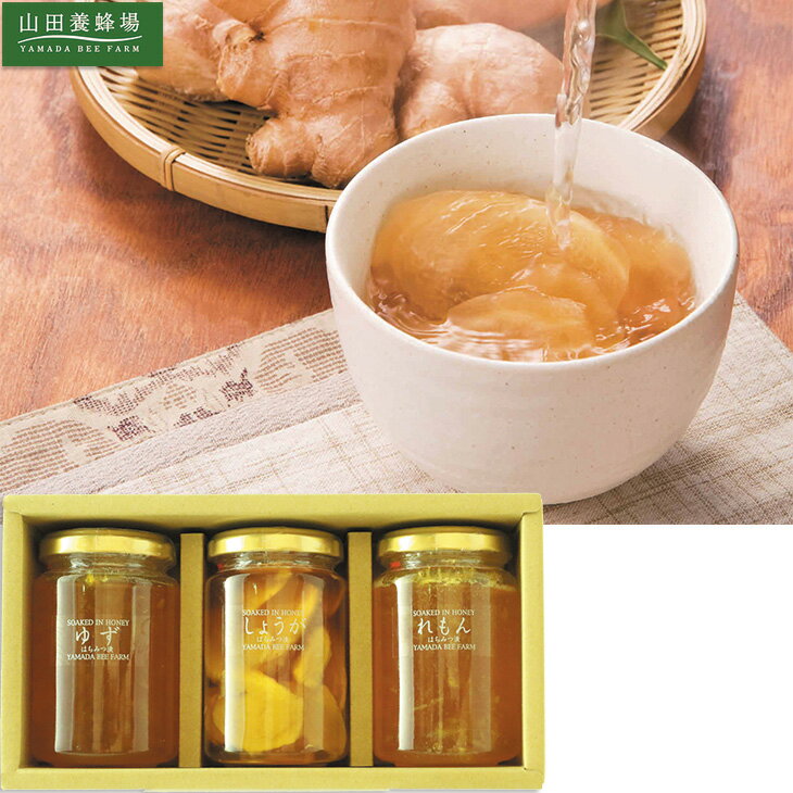お歳暮 山田養蜂場はちみつ漬3本セットHK-30（250_25冬）