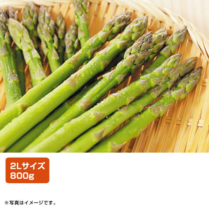 ギフト 産直 新鮮北海道産グリーンアスパラガス2L（旬26-220）