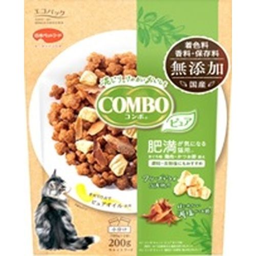 コンボ　ピュア　キャット　肥満が気になる猫用　まぐろ味・鶏肉・かつお節添え