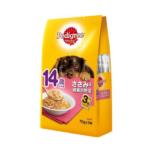 ペディグリー　14歳から用　ささみ＆緑黄色野菜