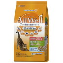 AllWell室内猫用贅沢素材入りフィッシュ味天然小魚とささみフリーズドライ入り