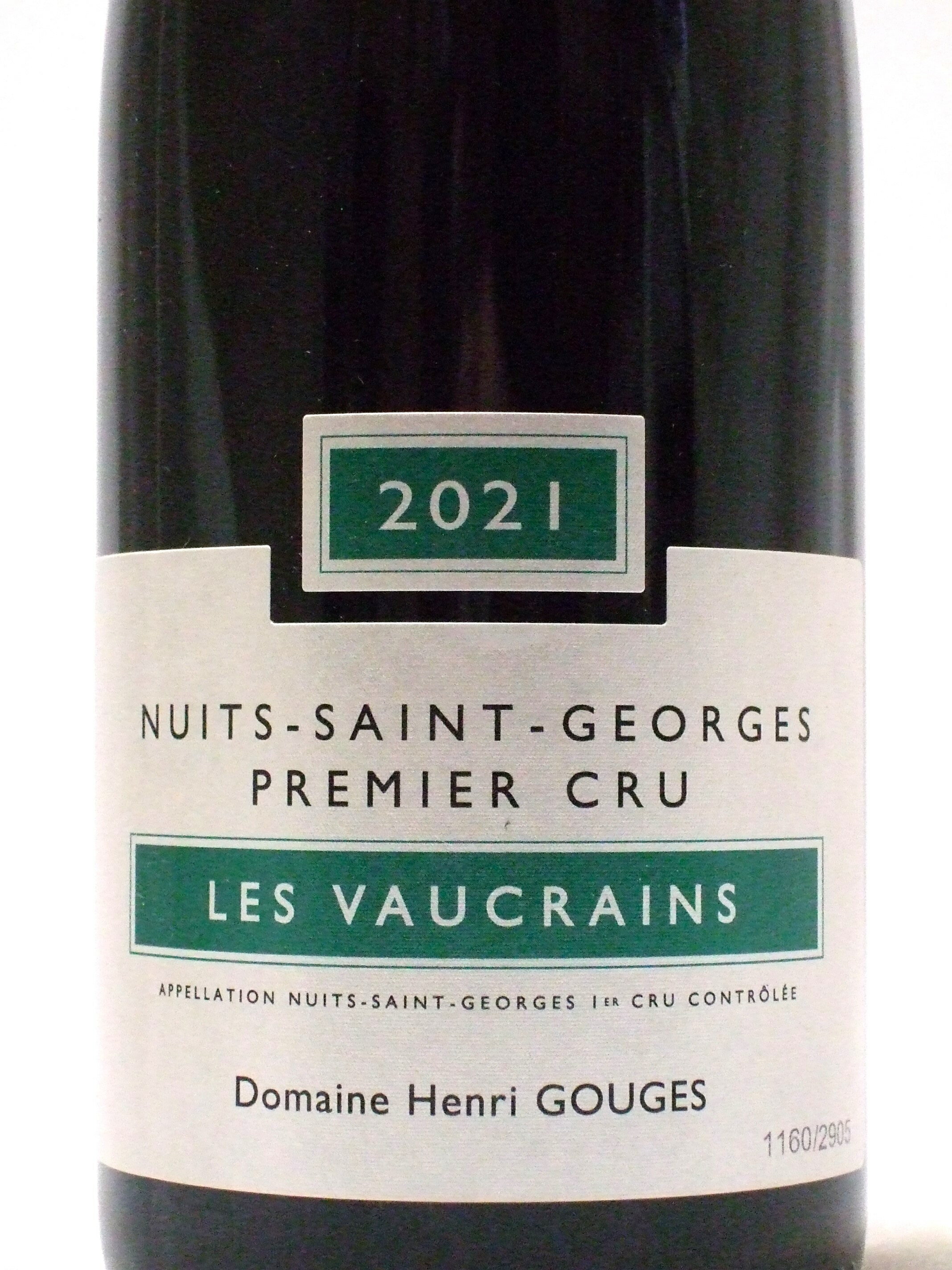 21アンリ・グージュ　ニュイ・サン・ジョルジュ・プルミエ・クリュ ”レ・ヴォークラン”[2021]