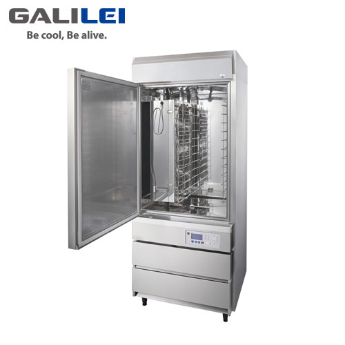 フクシマガリレイ ブラストチラー内蔵型 自動洗浄機能付きタイプ QXC-012SFLV2（12型自動洗浄機能付き） 受注生産品 業務用 ブラストチラー 福島工業